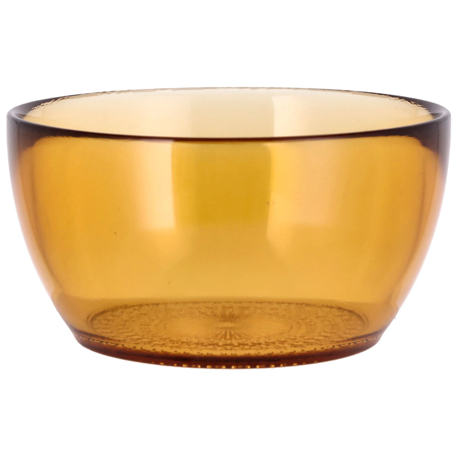 Bitz Kusintha Sk&aring;l 12 Cm Amber - Serveringssk&aring;le Glas Rav - 14928