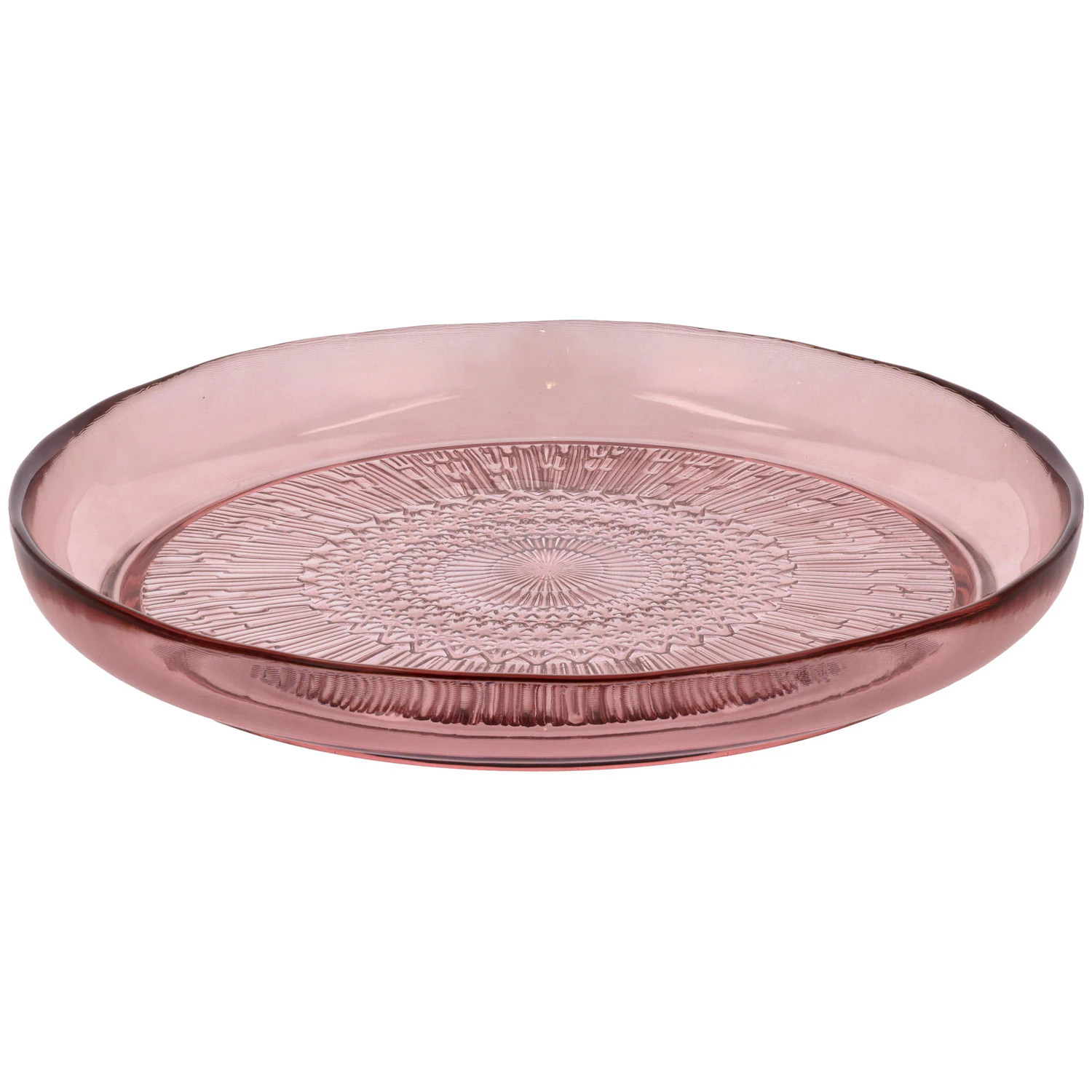 Bitz Kusintha Tallerken 25 Cm - Middagstallerkner Glas Rosa - 25981