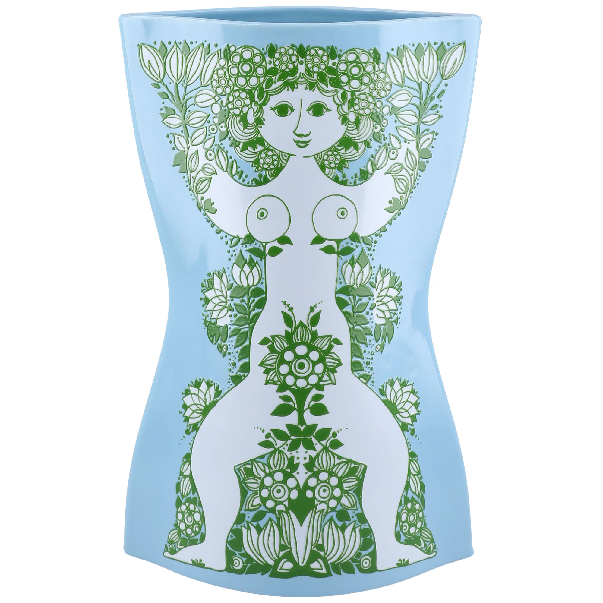 Bj&oslash;rn Wiinblad Nina Vase Lysebl&aring; - Vaser Keramik Gr&oslash;n - 53120