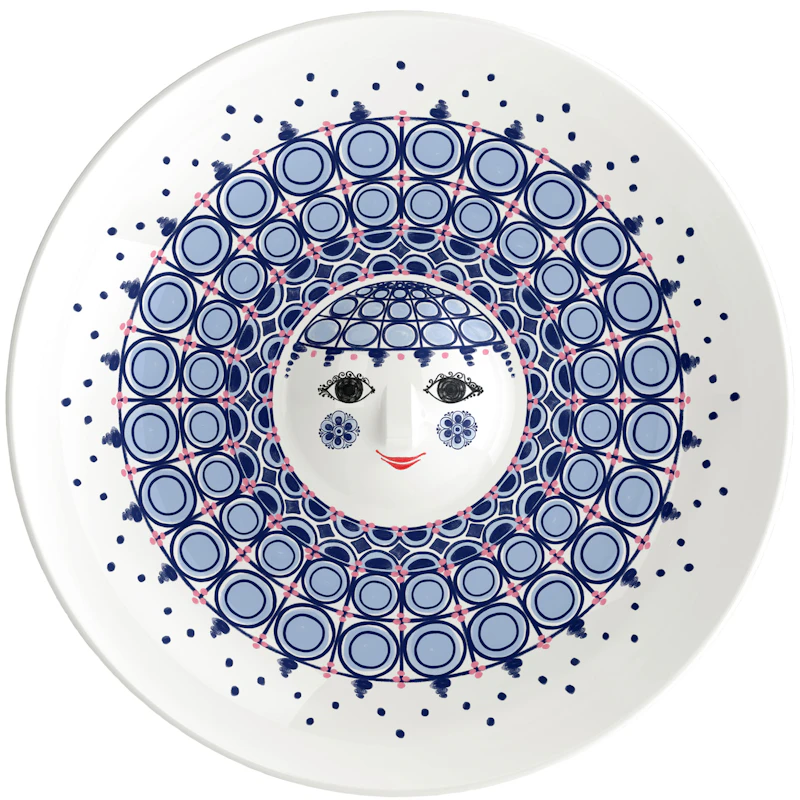 Olga Tallerken Ø33 cm, Blå