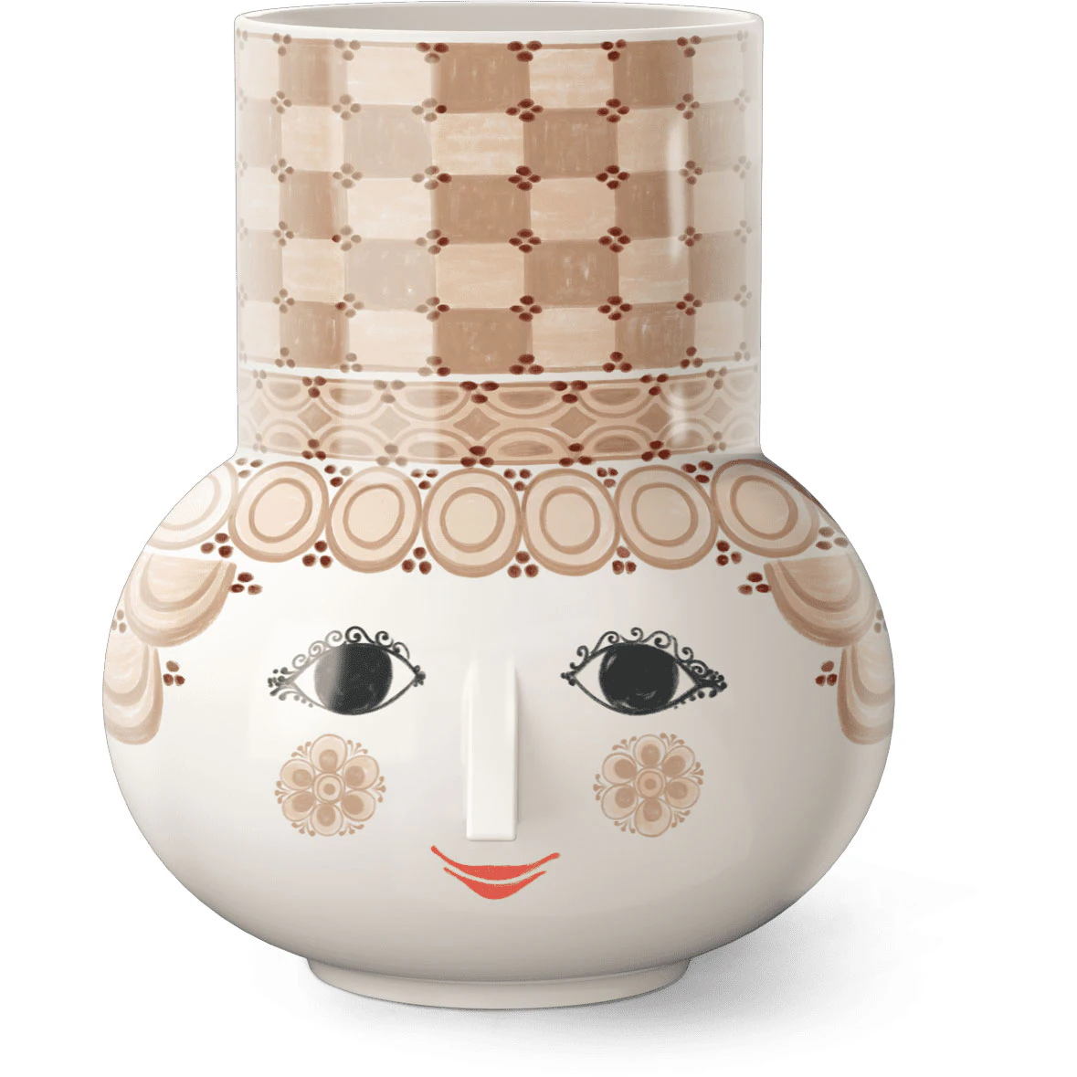 Bj&oslash;rn Wiinblad Olga Vase 35 Cm - Vaser Keramik Sand - 53113