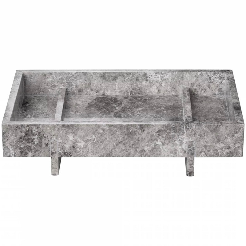 ABENTO Marble Bakke 30x18 cm, Sharkskin