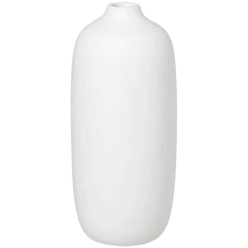 Ceola Vase Keramik 18 cm, Hvid