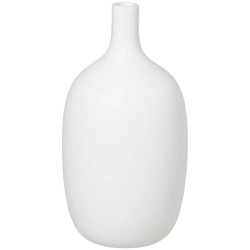 Ceola Vase Keramik 21 cm, Hvid