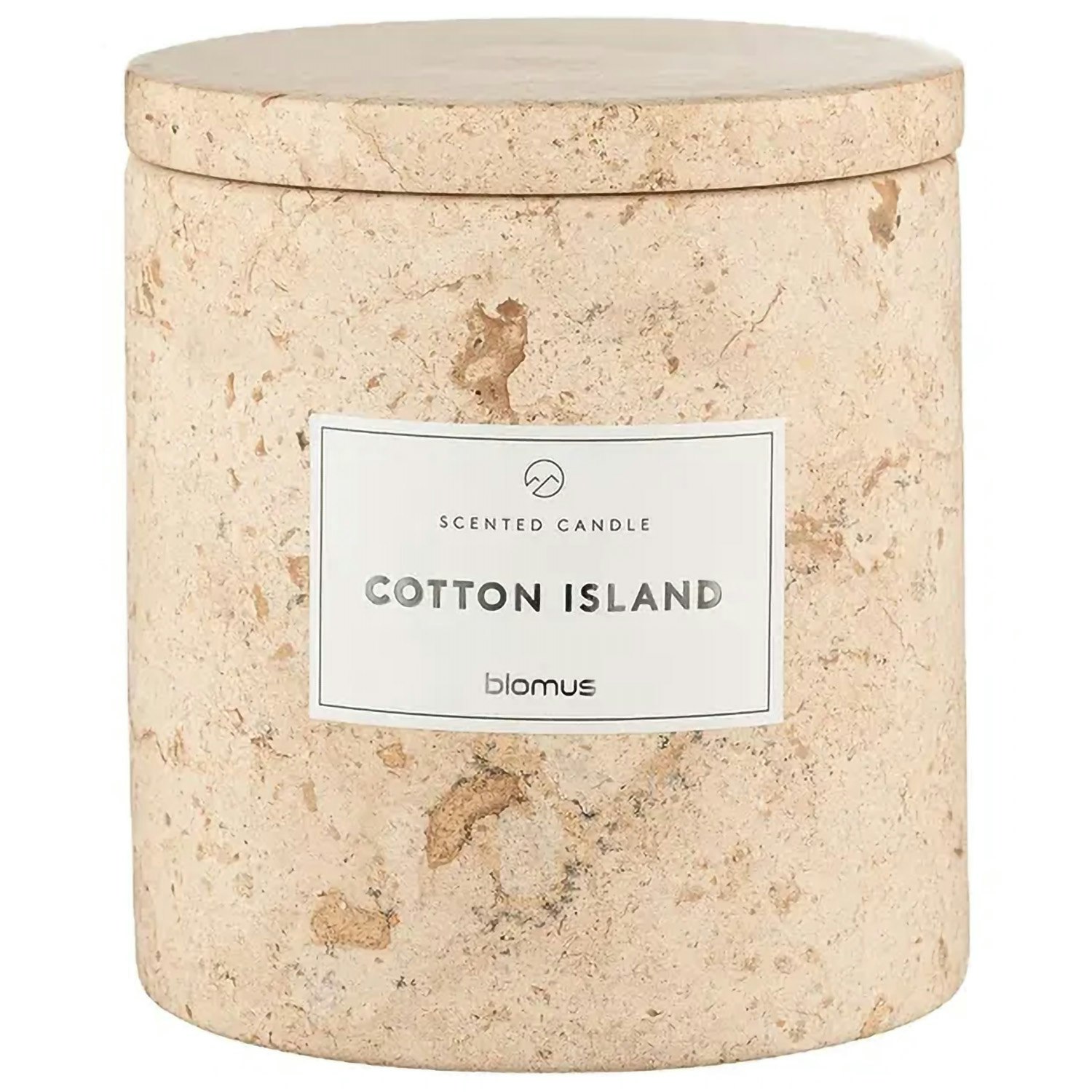 Blomus Frabli Duftlys Cotton Island &Oslash;10 Cm - Duftlys Aluminium Travertine - 65450