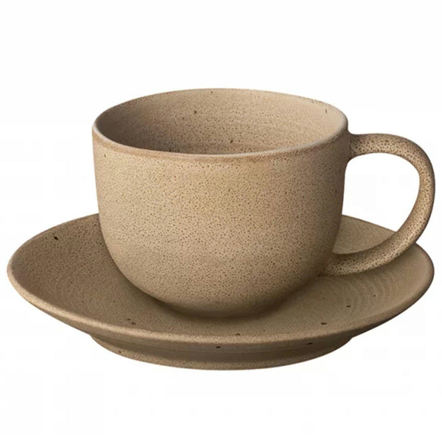 Blomus Kumi Kaffekop Med Underkop 2-pak - Kaffekopper Keramik Fungi - 64469