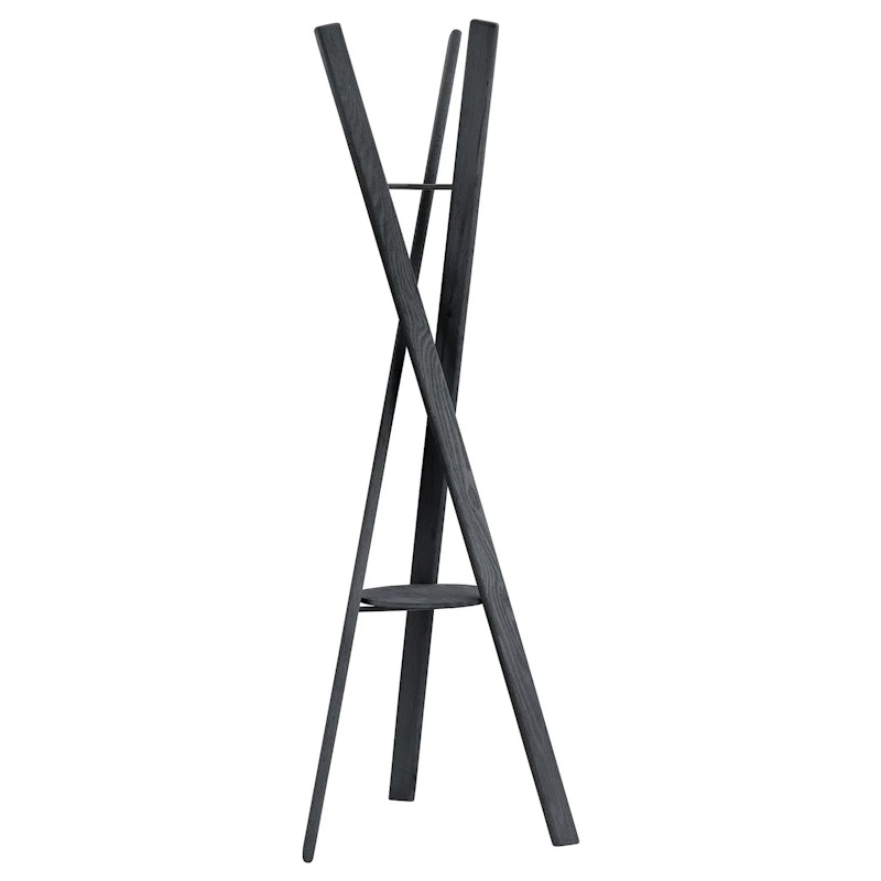 RAKKU Knagerække 176 cm, Sort