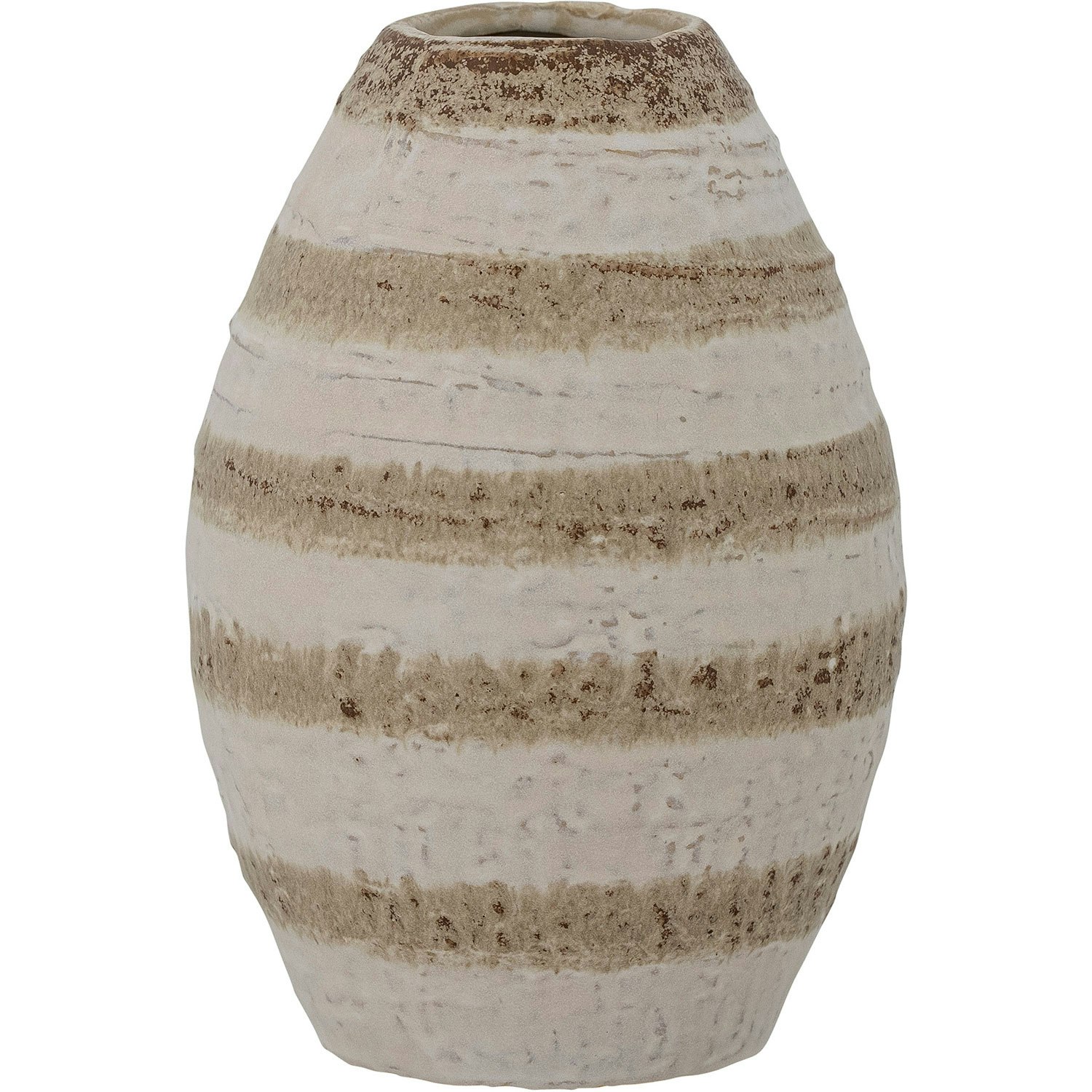 Bloomingville Charlen Vase H17 Cm Naturlig - Vaser Stent&oslash;j Hvid - 82055016