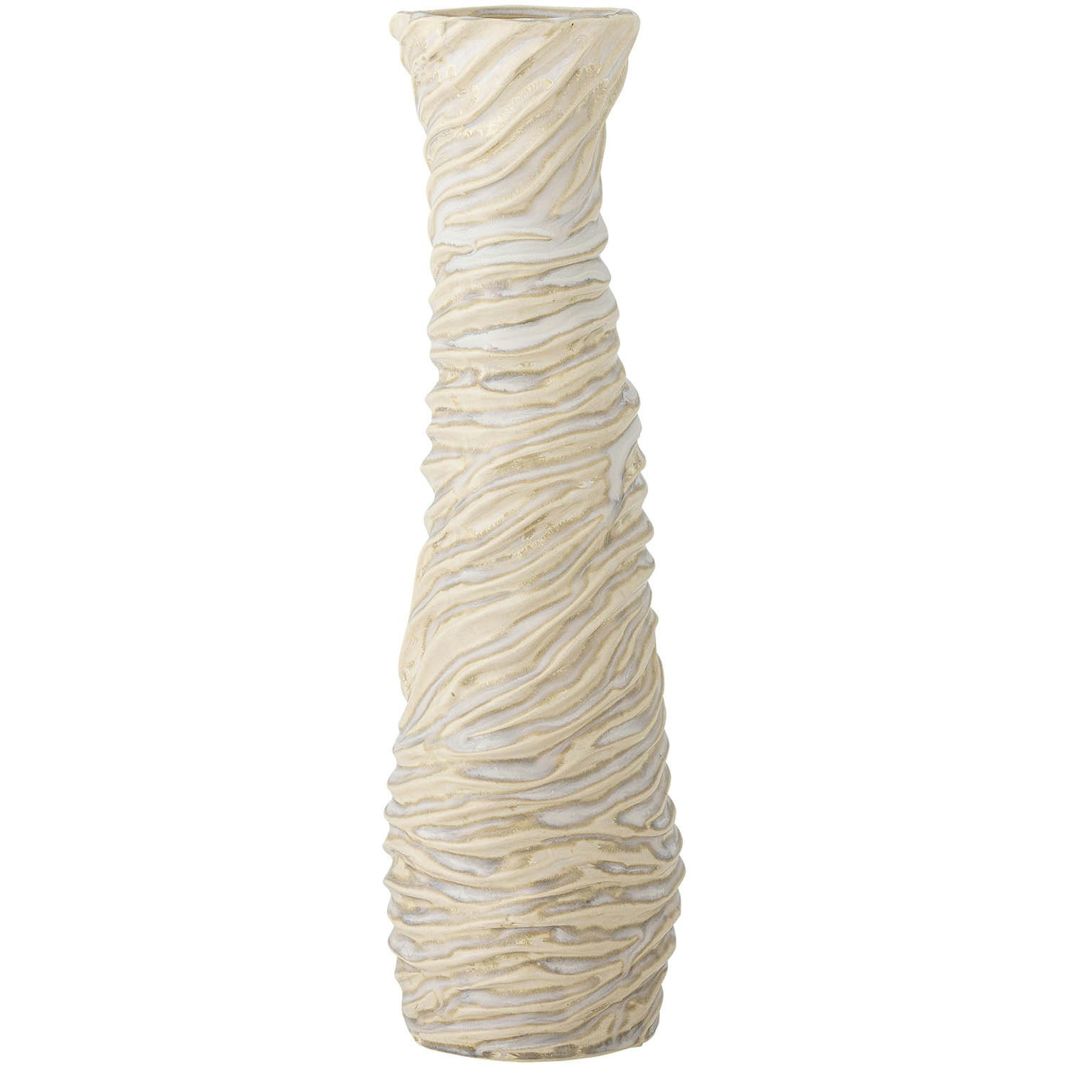 Bloomingville Damien Vase 31,5 Cm Natural White - Vaser Stent&oslash;j Hvid - 82060822
