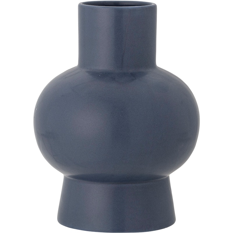 Iko Vase Stentøj 19 cm, Blå