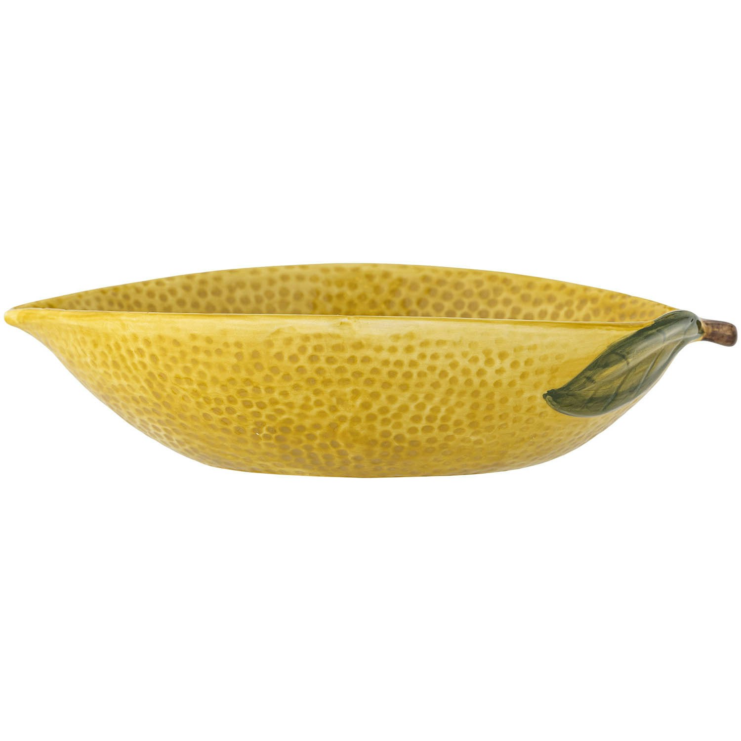 Bloomingville Limone Sk&aring;l - Serveringssk&aring;le Stent&oslash;j Gul - 82061441