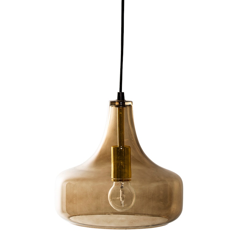 Loftslampe Ø25,5cm, Brun