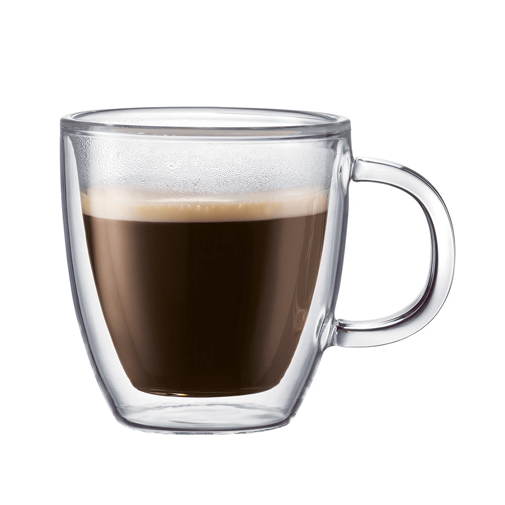 Bodum Bistro Dobbeltv&aelig;gget Espressokop 30 Cl 2 Stk - Kaffekopper Glas Klar - 10604-10