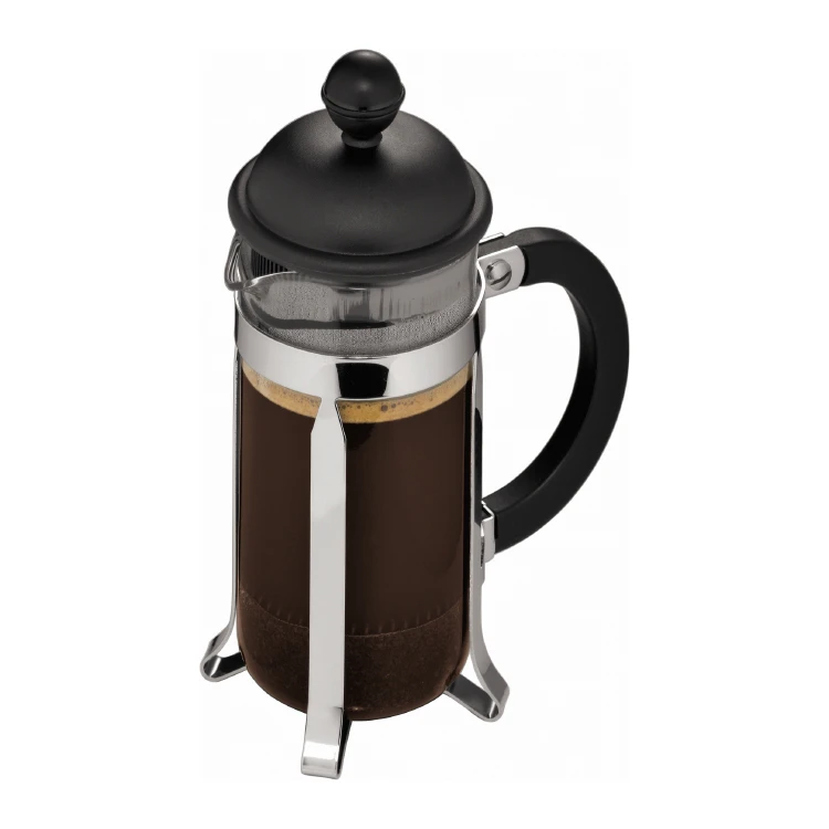 Bodum Caffettiera Coffee Maker 3 Cups Black - Stempelkander St&aring;l Sort - 1913-01