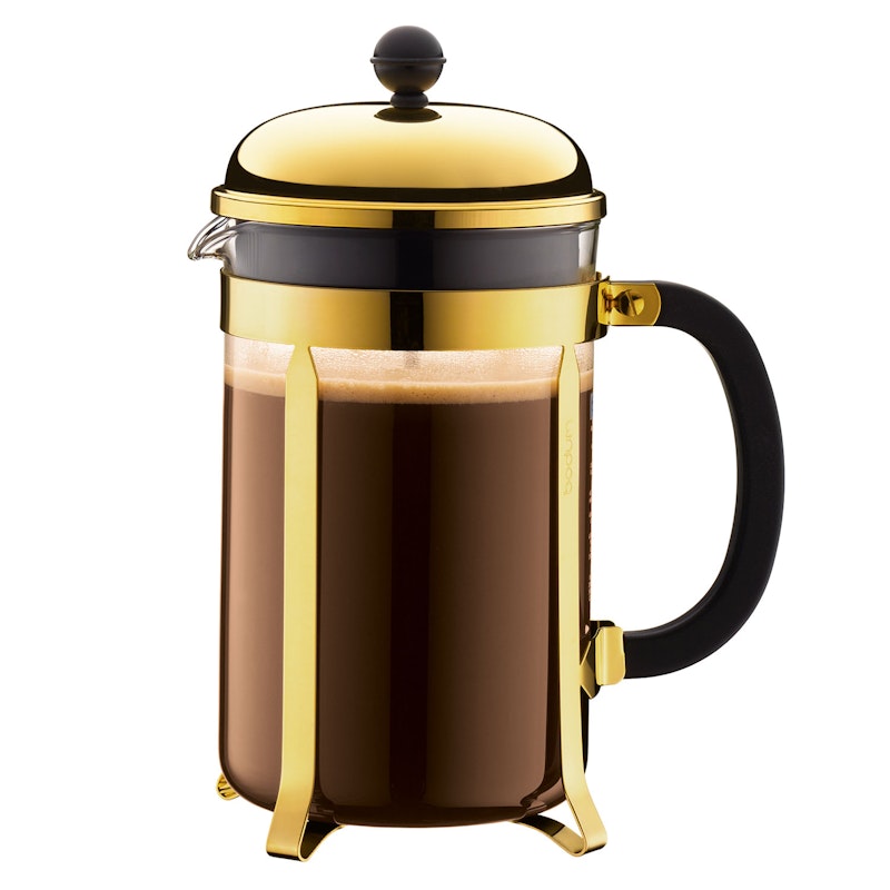 Chambord Coffee maker 12 Cups, Gold