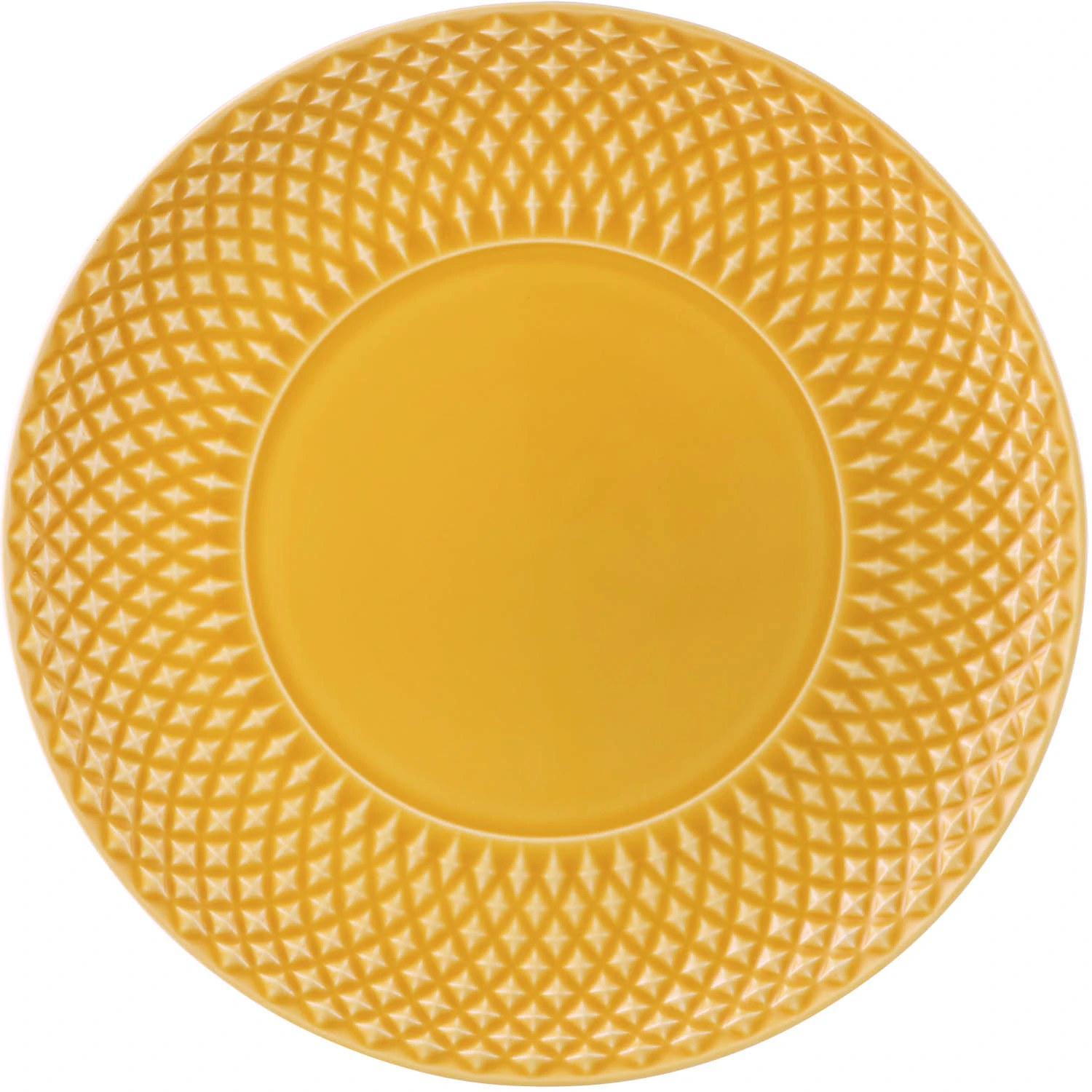 Bordallo Pinheiro Bicos Tallerken &Oslash;23 Cm - &oslash;vrige-tallerkner-fad Lert&oslash;j Gul - 65032274