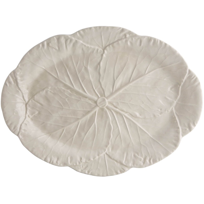 Cabbage Serveringsfad 43 cm, Branco