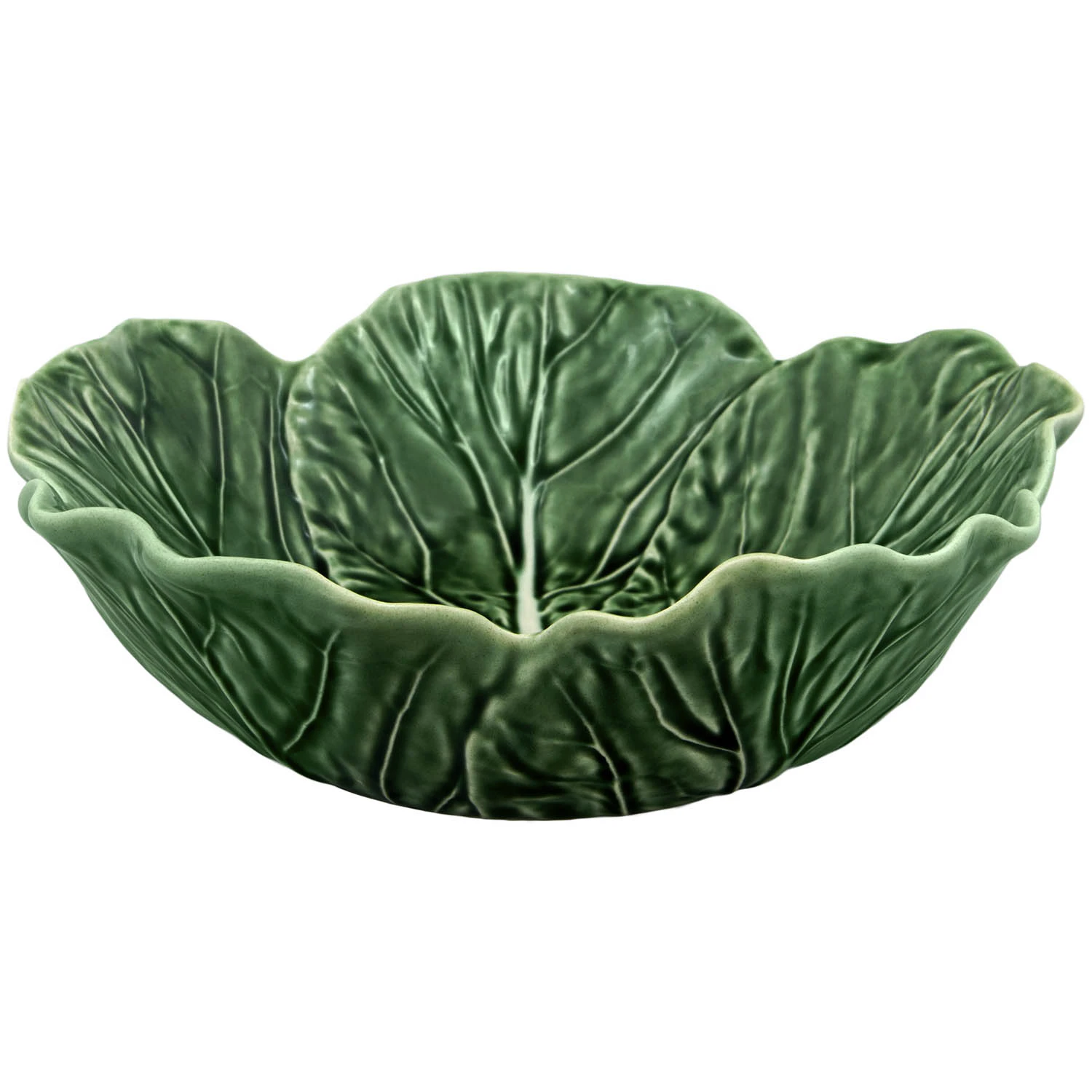 Bordallo Pinheiro Cabbage Sk&aring;l &Oslash;22,5 Cm - Serveringssk&aring;le Lert&oslash;j Verde - 65000622