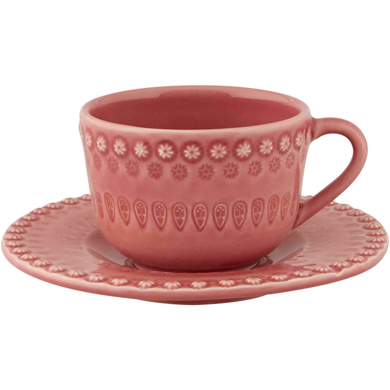 Fantasy Tekop Med Underkop, Rosa