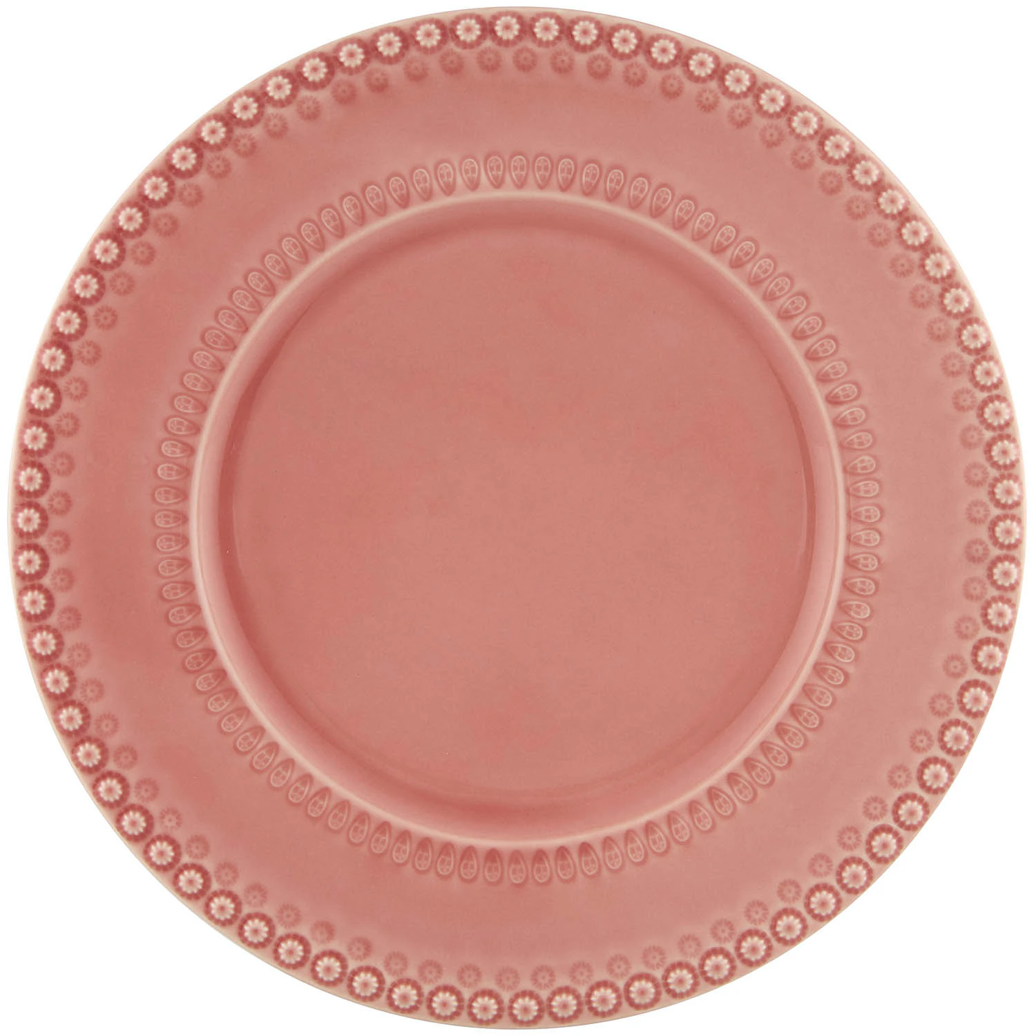 Bordallo Pinheiro Fantasy Serveringsfad &Oslash;34 Cm - Middagstallerkner Lert&oslash;j Rosa - 65025278