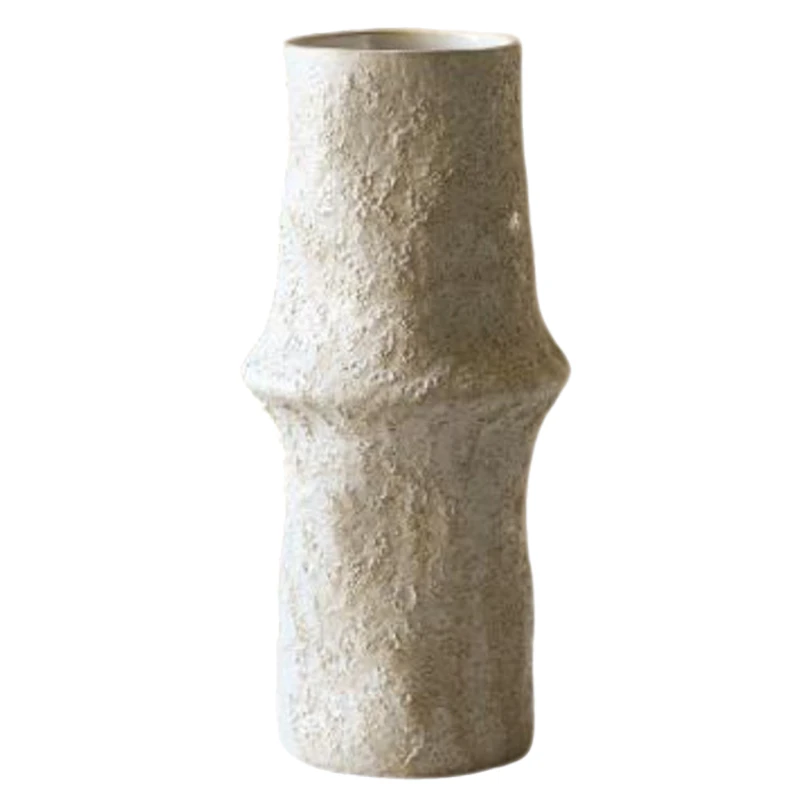Ceramic Earth Vase Grå L, 30,5 cm