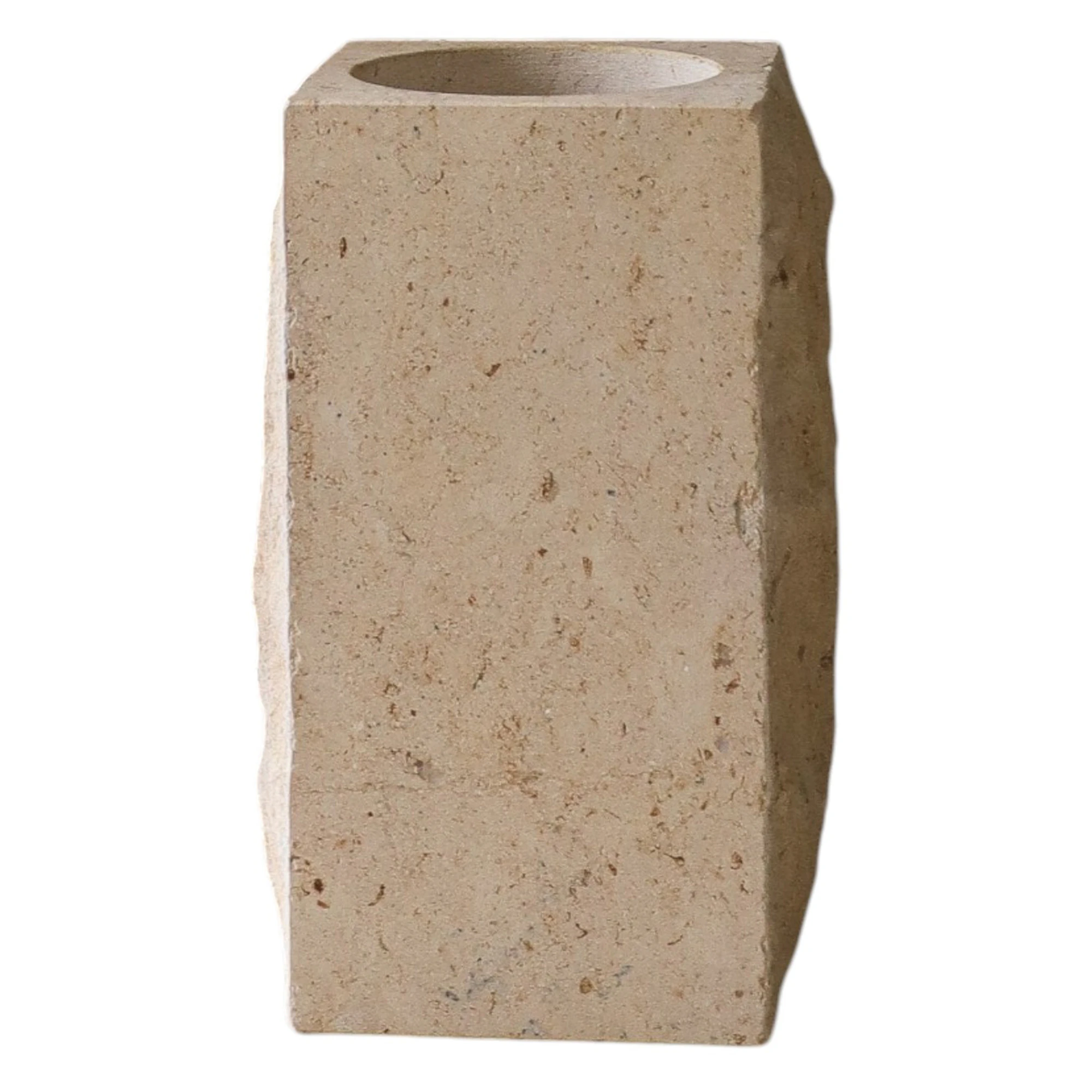 Botan&eacute; Edge Vase Large - Vaser Sten Limestone - BOT-EDG-LIME-L