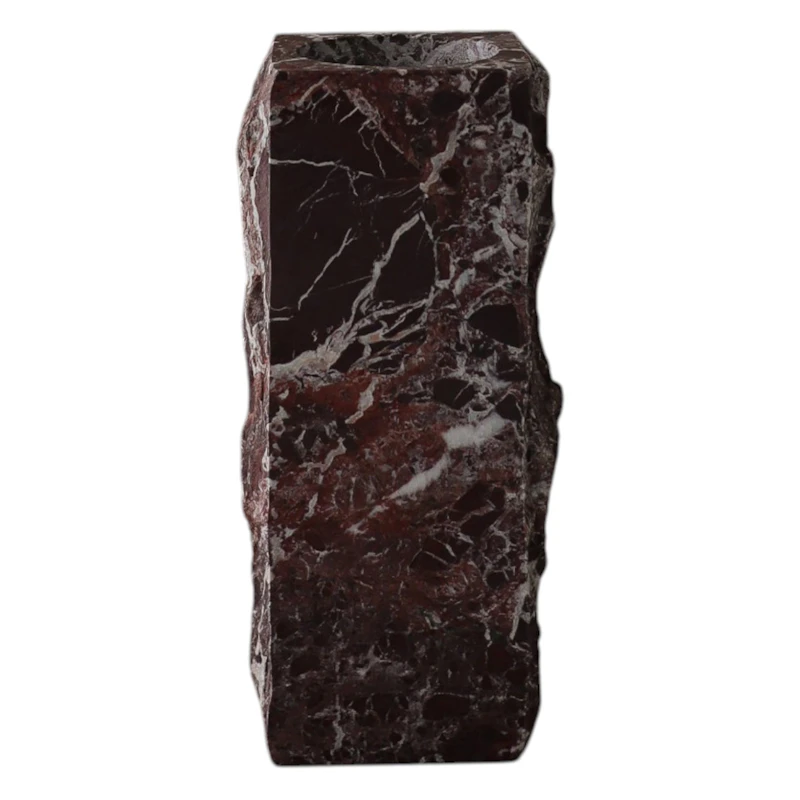 Edge Vase Medium, Rosso Levanto