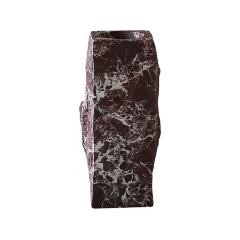 Edge Vase Small, Rosso Levanto