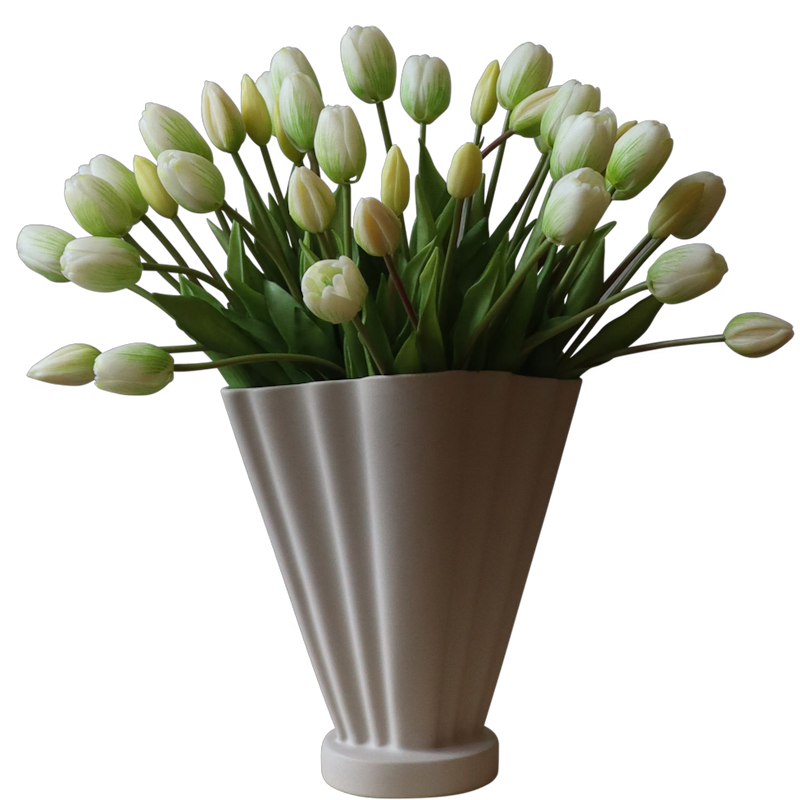 Tulip Grand Buket, Hvid