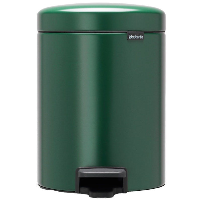 New Icon Pedal Bin 5L, Pine Green