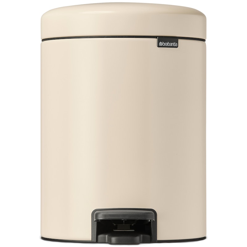 New Icon Pedal Bin 5L, Soft Beige