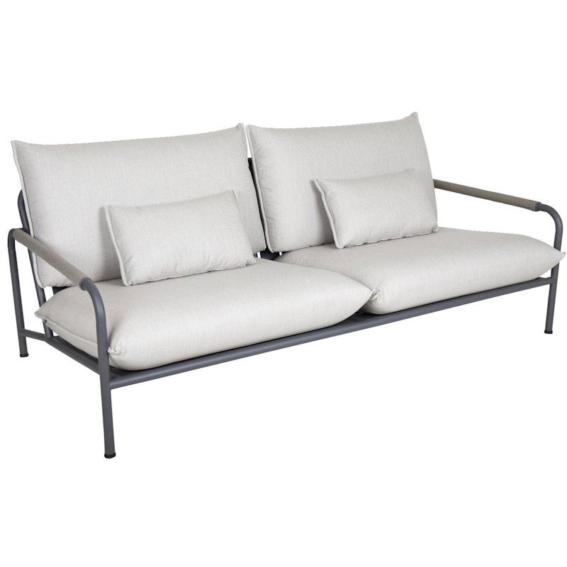 Lerberget Sofa 2,5-Pers, Antracitgrå