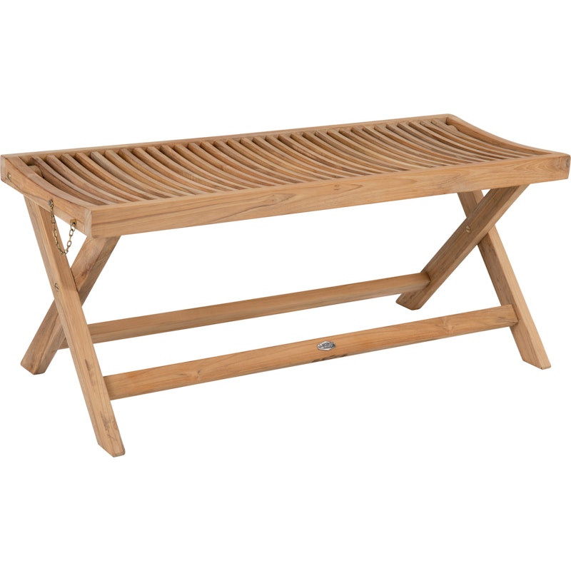 Turin Bænk 110 cm, Teak