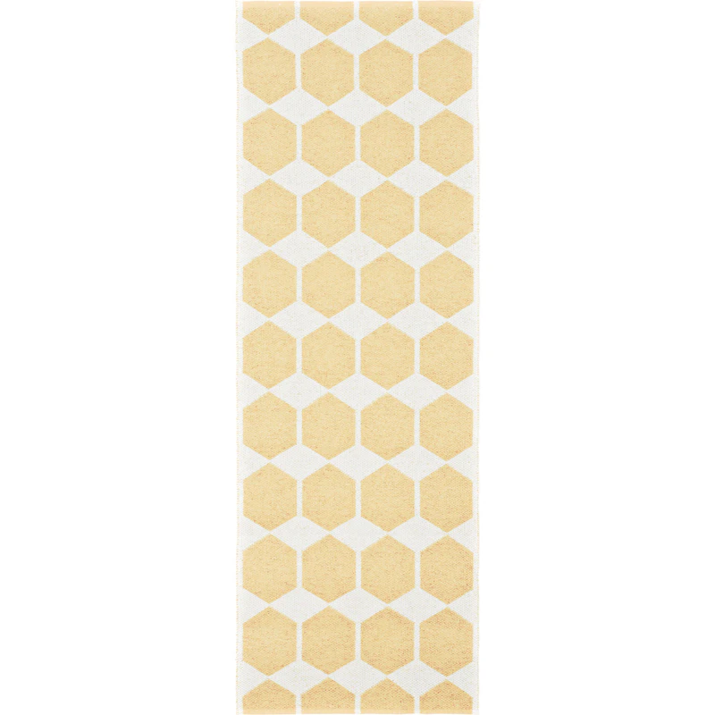 Anna Tæppe 70x300 cm, Gult