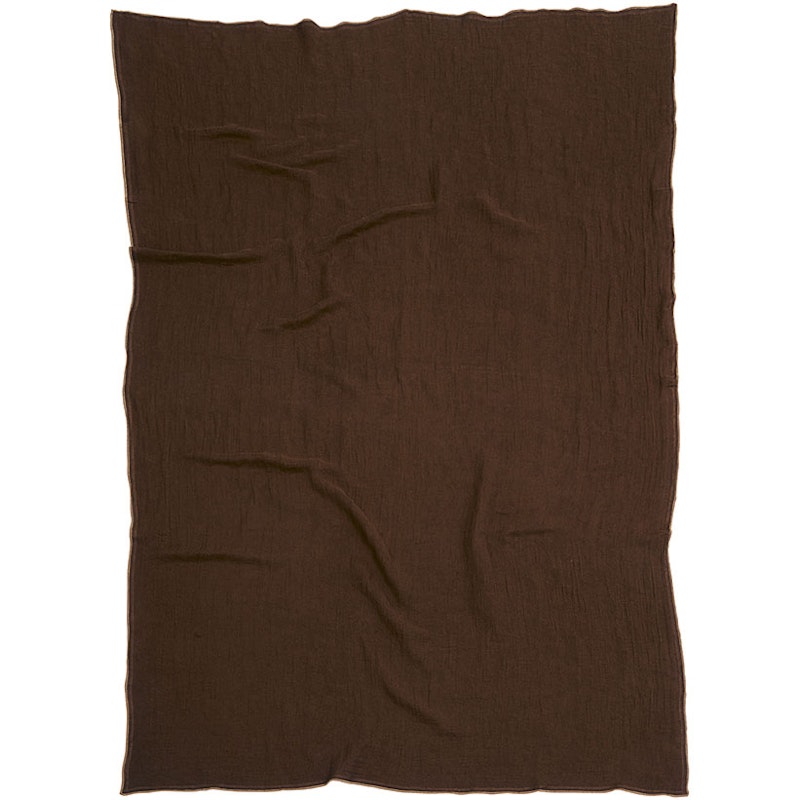 Evy Plaid 130x190 cm, Mørkebrun