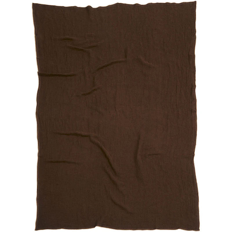 Evy Plaid 130x190 cm, Mørkebrun