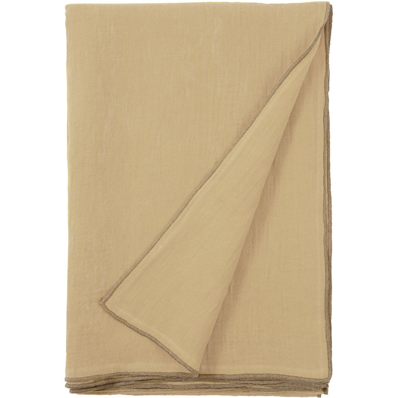 Evy Sengetæppe 260x260 cm, Sandy Beige