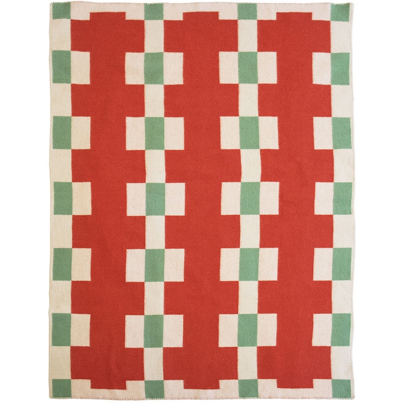 Marta Plaid 130x180 cm, Rød