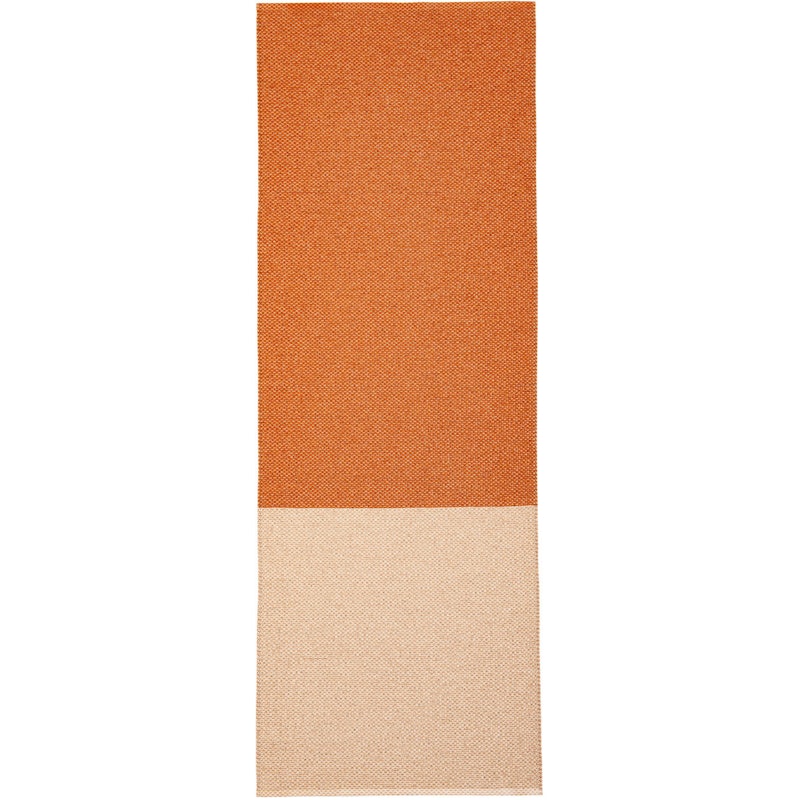 Moor Tæppe 70x200 cm, Terracotta / Pale Pink