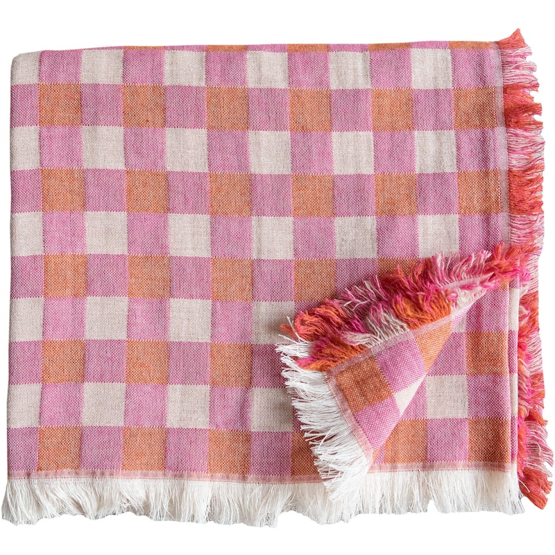 Poppy Plaid 130x170 cm, Rosa