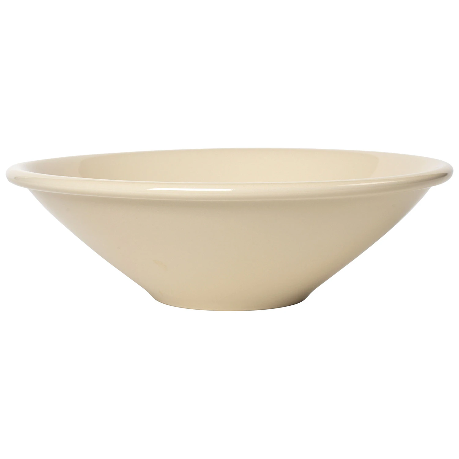 Broste Copenhagen Alfredo Sk&aring;l 24 Cm - Serveringssk&aring;le Stent&oslash;j Beige - 14533546