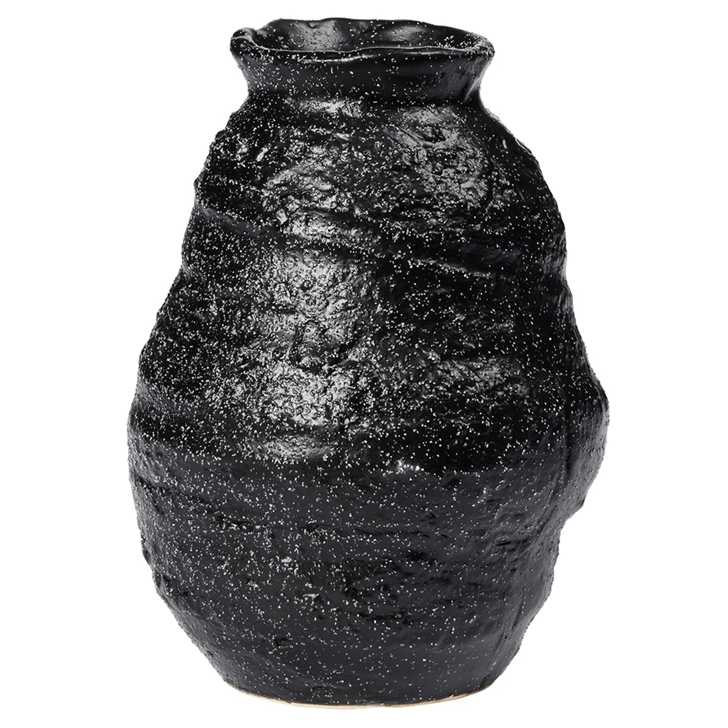 Broste Copenhagen Alma Vase 16 Cm - Vaser Stent&oslash;j Sort - 14447042