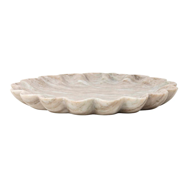 Amelia Deco Tallerken, Brown Marble