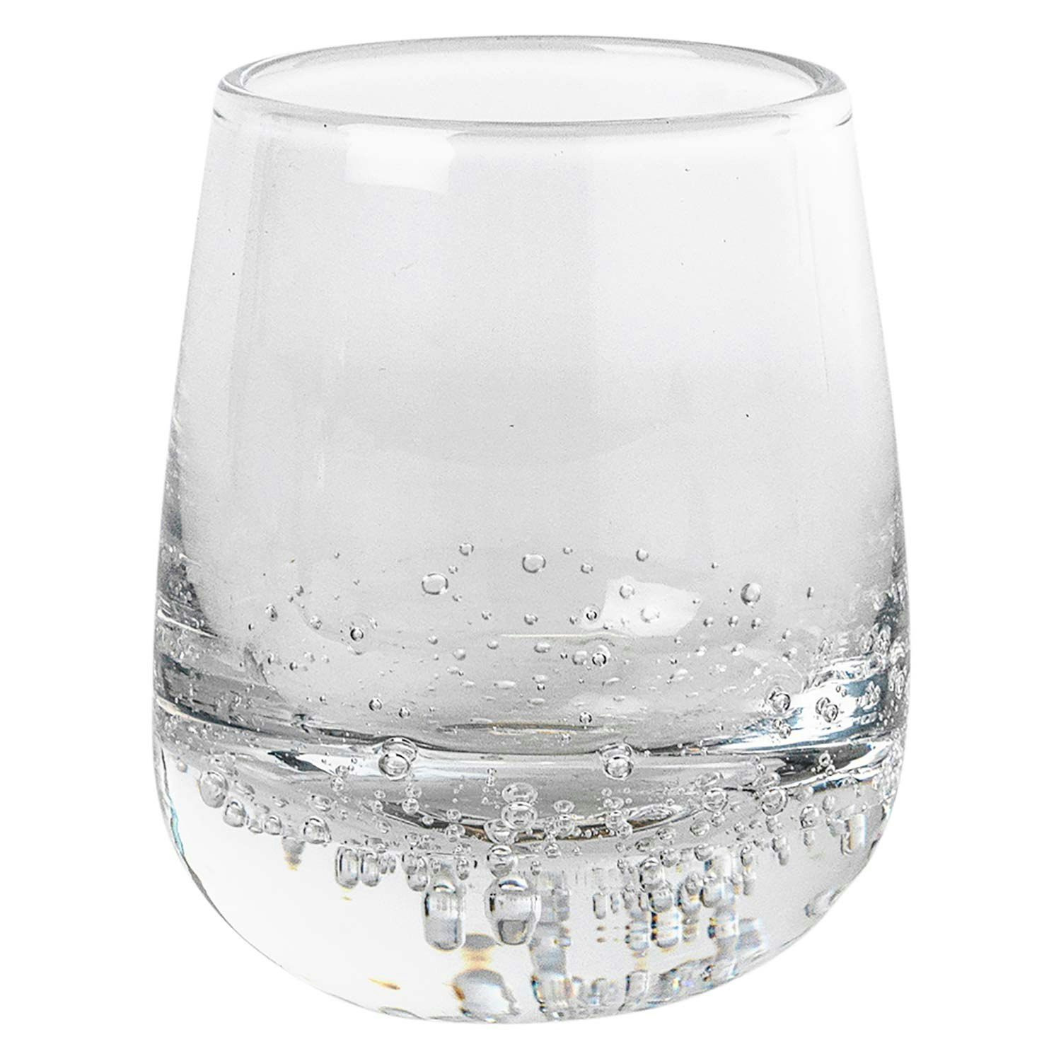 Broste Copenhagen Bubble Shotglas 4 Cl - Snaps & Avec Mundbl&aelig;st Glas Klar - 14460685