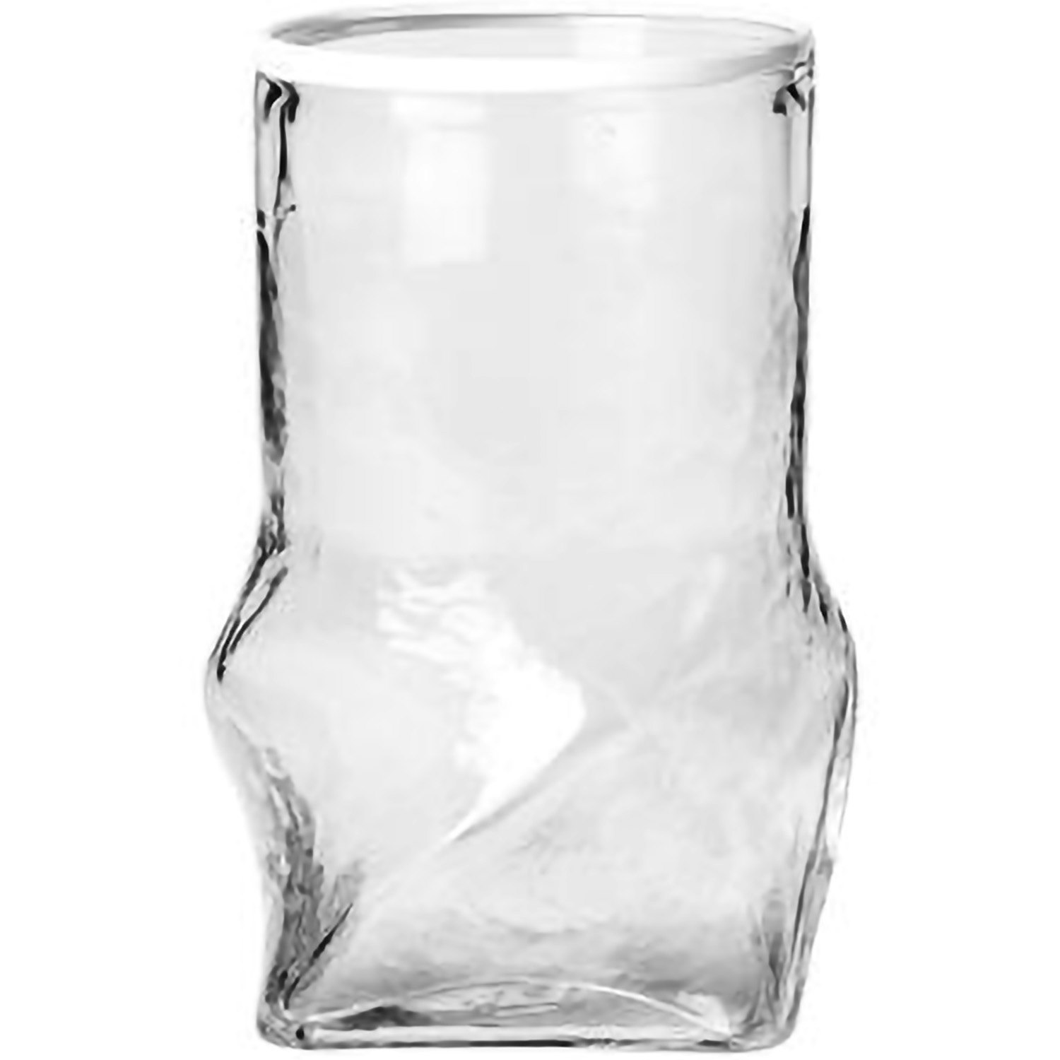 Broste Copenhagen Ellen Vase Klar / - Vaser Mundbl&aelig;st Glas Hvid - 14485086
