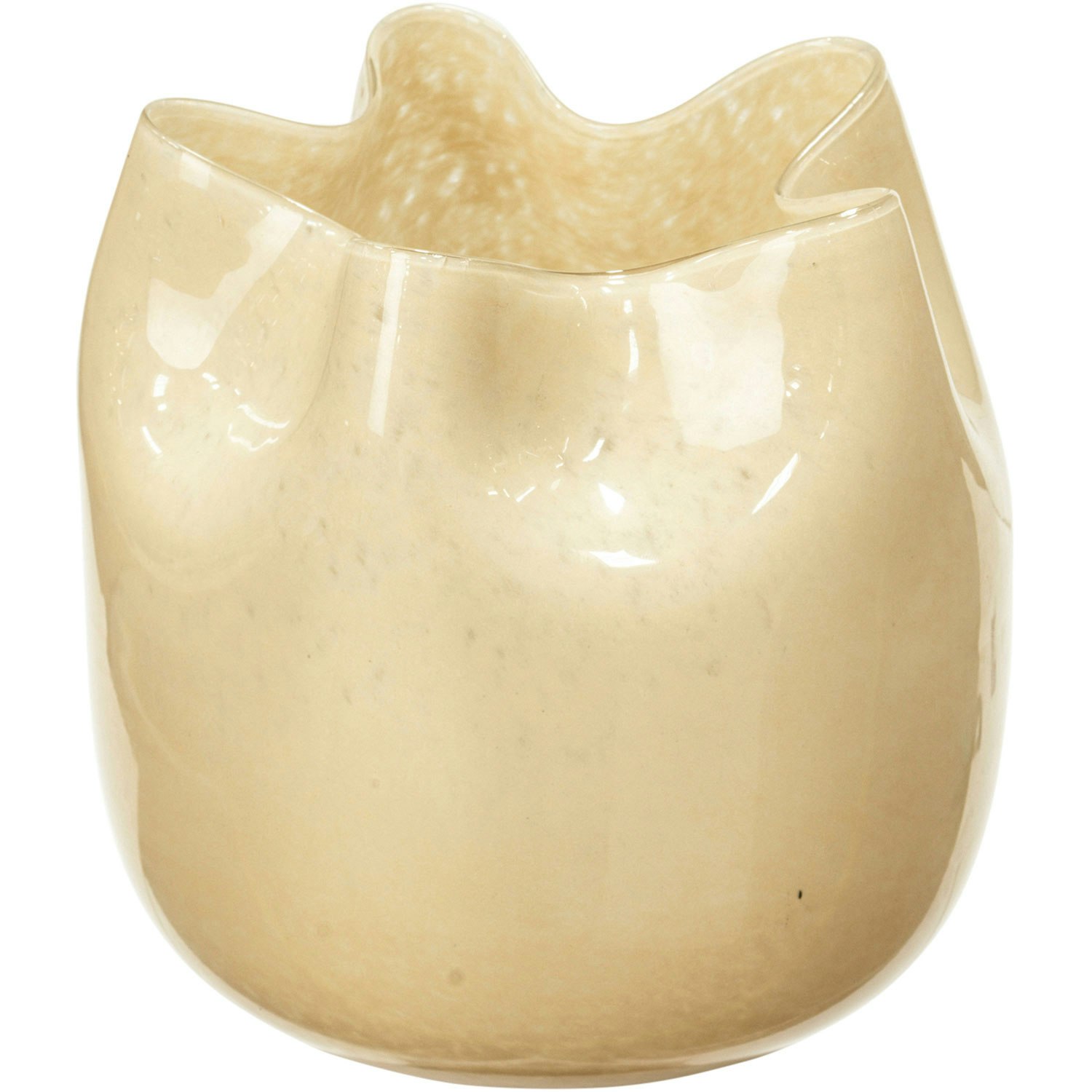 Broste Copenhagen Esther Vase 20 Cm - Vaser Mundbl&aelig;st Glas Anise Flower Yellow - 14485025