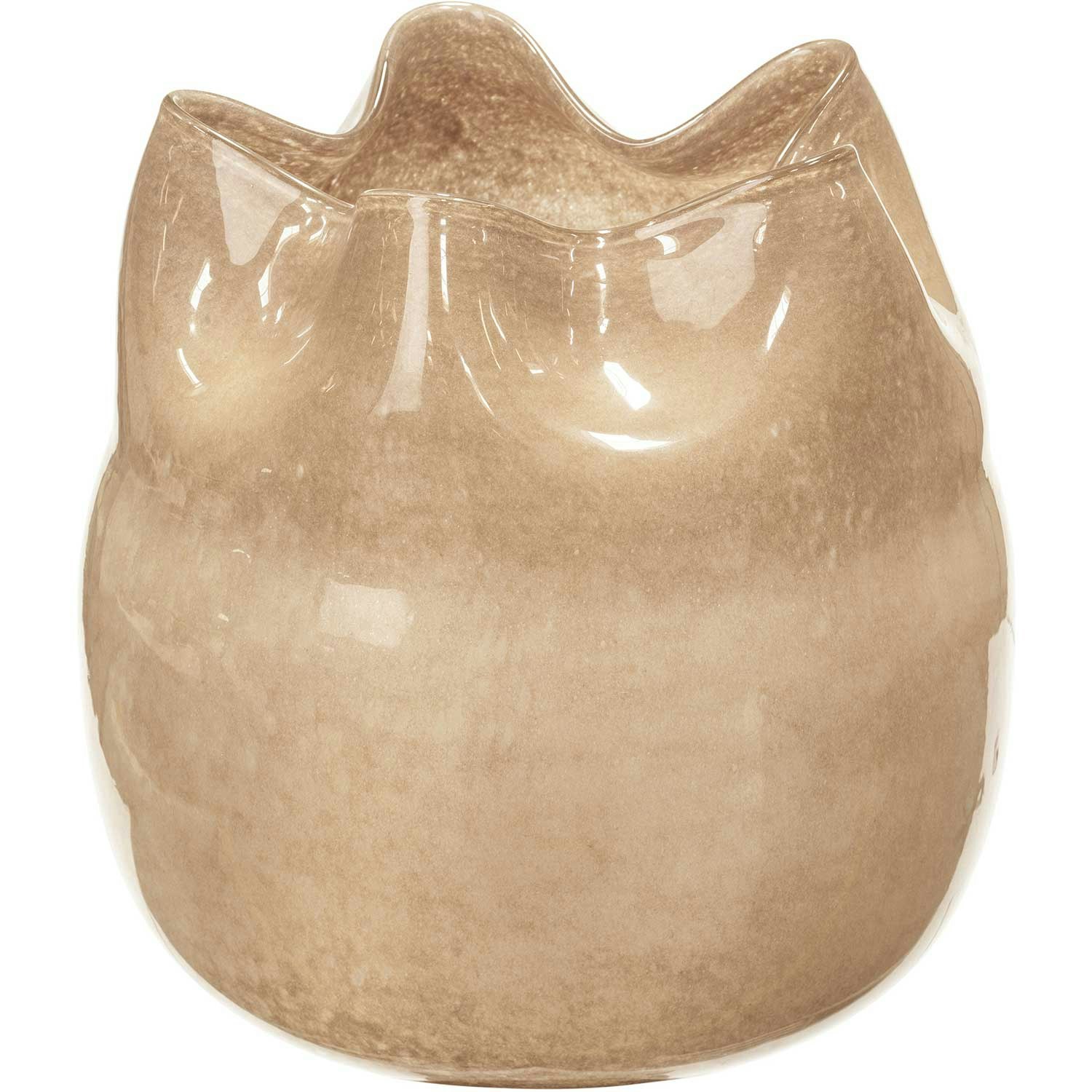 Broste Copenhagen Esther Vase 30 Cm Mojave Desert Sand - Vaser Mundbl&aelig;st Glas - 14485027