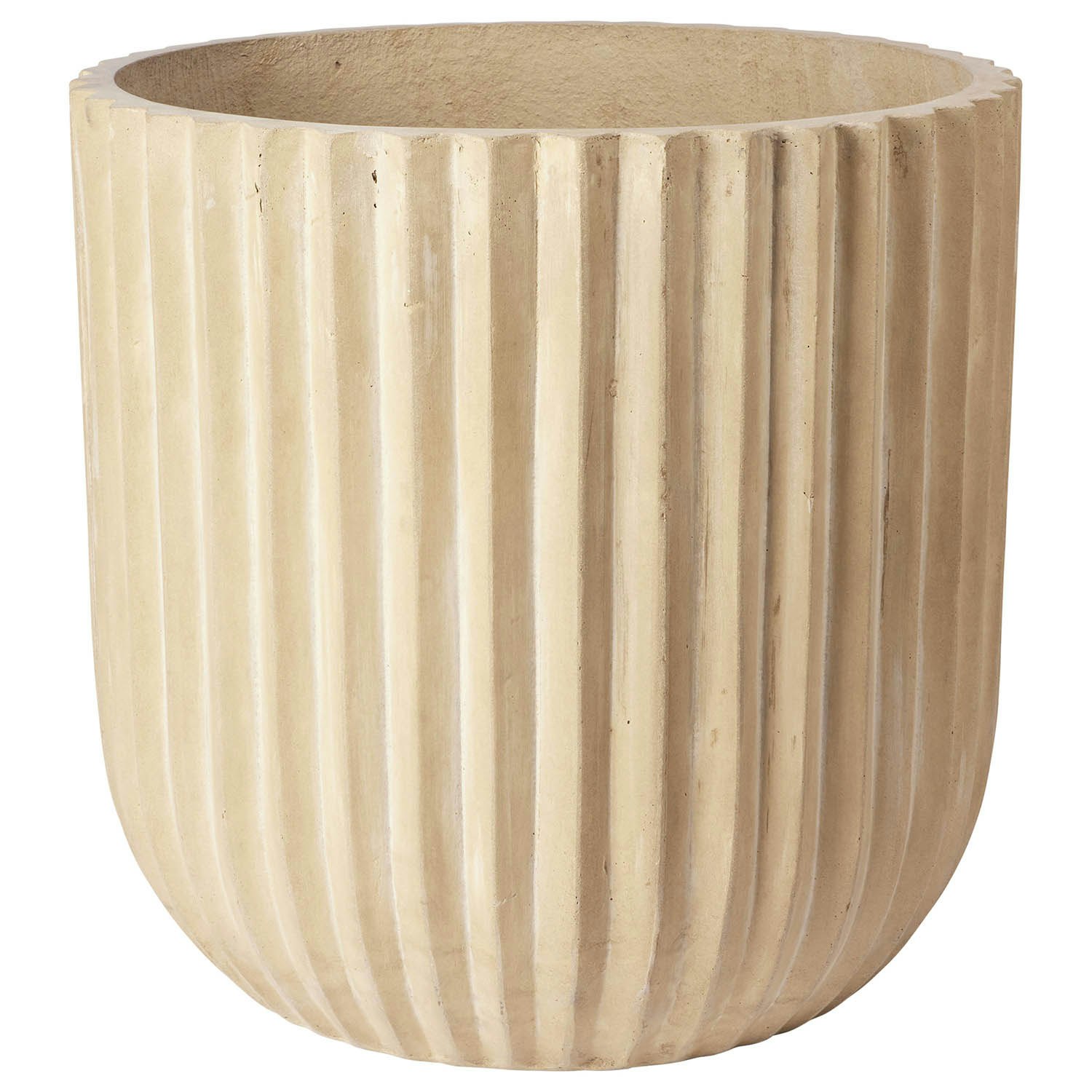 Broste Copenhagen Fiber Krukke Antique 50 Cm - Krukker Ler Beige - 14469062