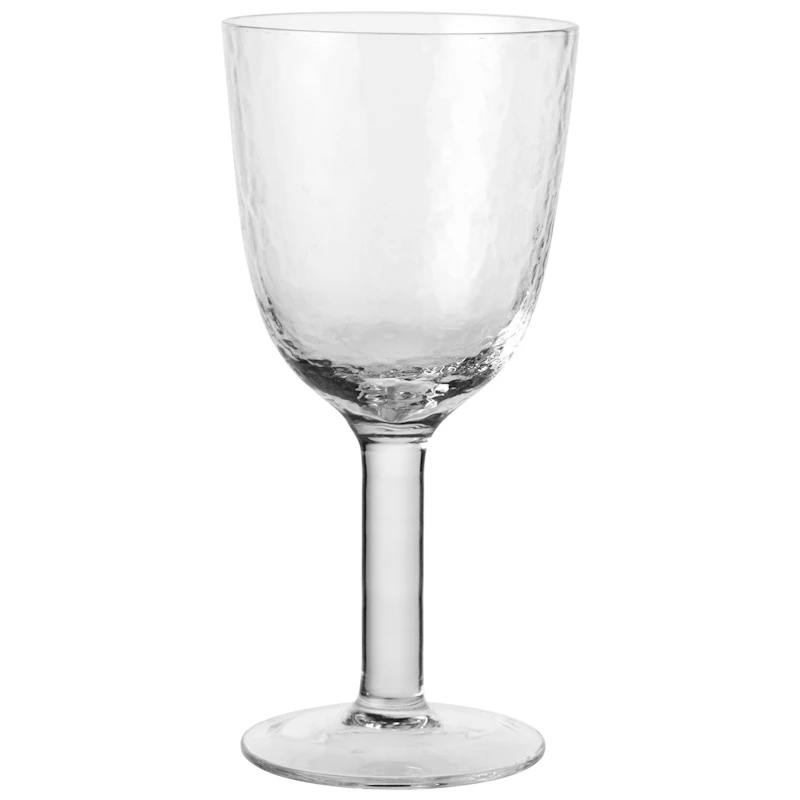Hammered Hvidvinsglas, Klart