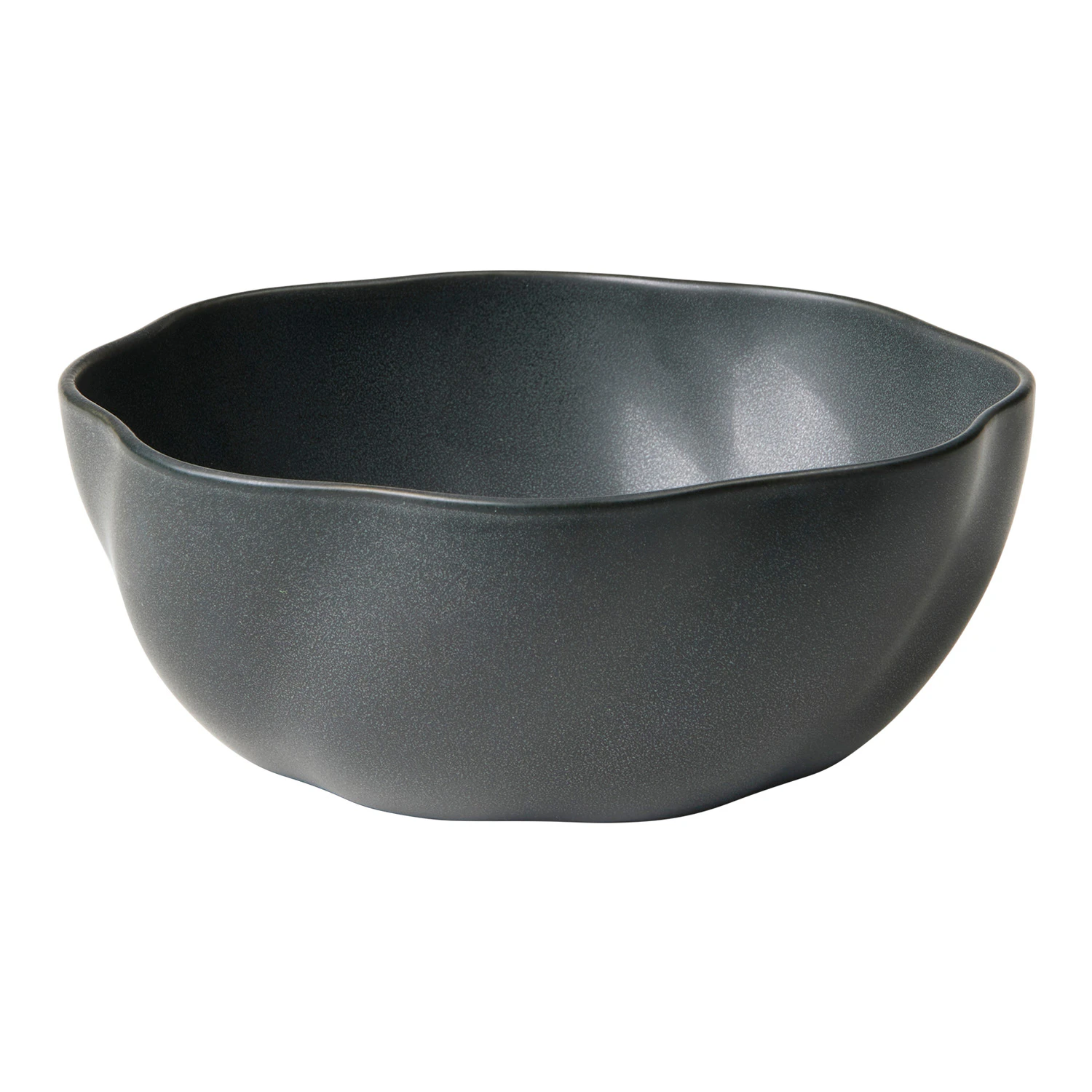 Broste Copenhagen Limfjord Sk&aring;l M&oslash;rkegr&aring; Melange 20 Cm - Serveringssk&aring;le Stent&oslash;j Dark Grey - 14533486